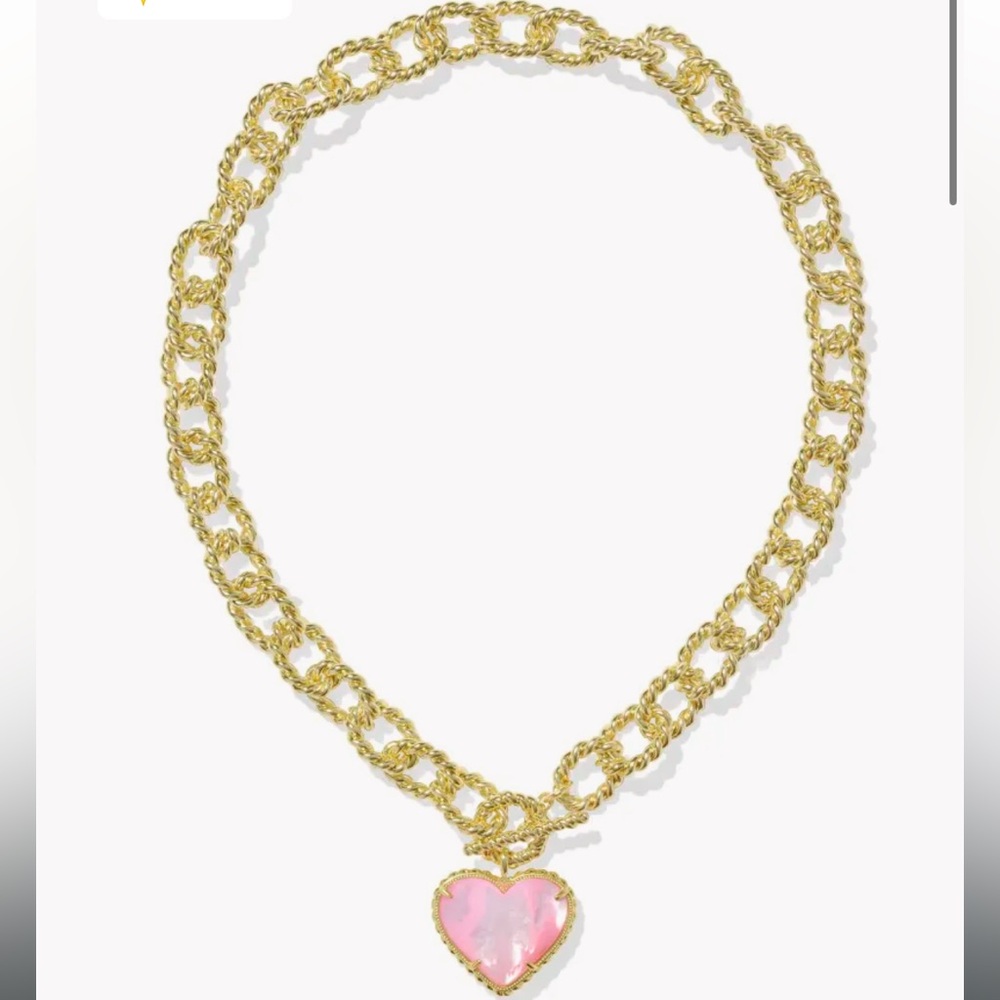 Kendra Scott Haisley Statement Heart Necklace